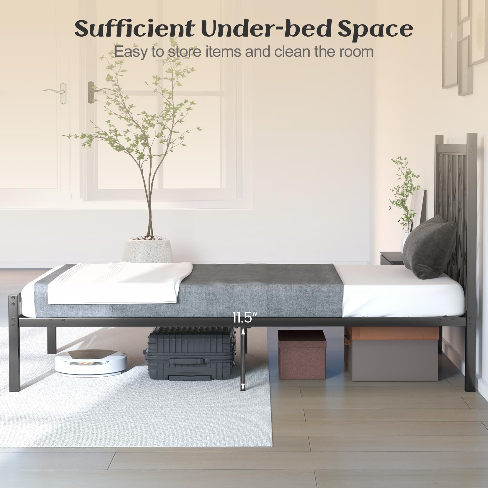 Metal Platform Bed Frame