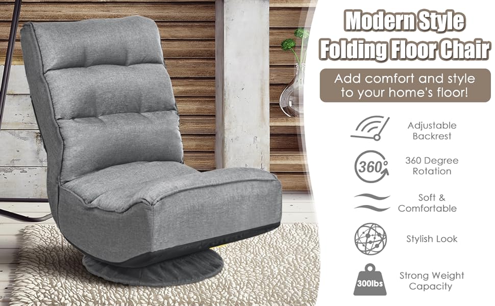 360 Degree Swivel Floor Chair