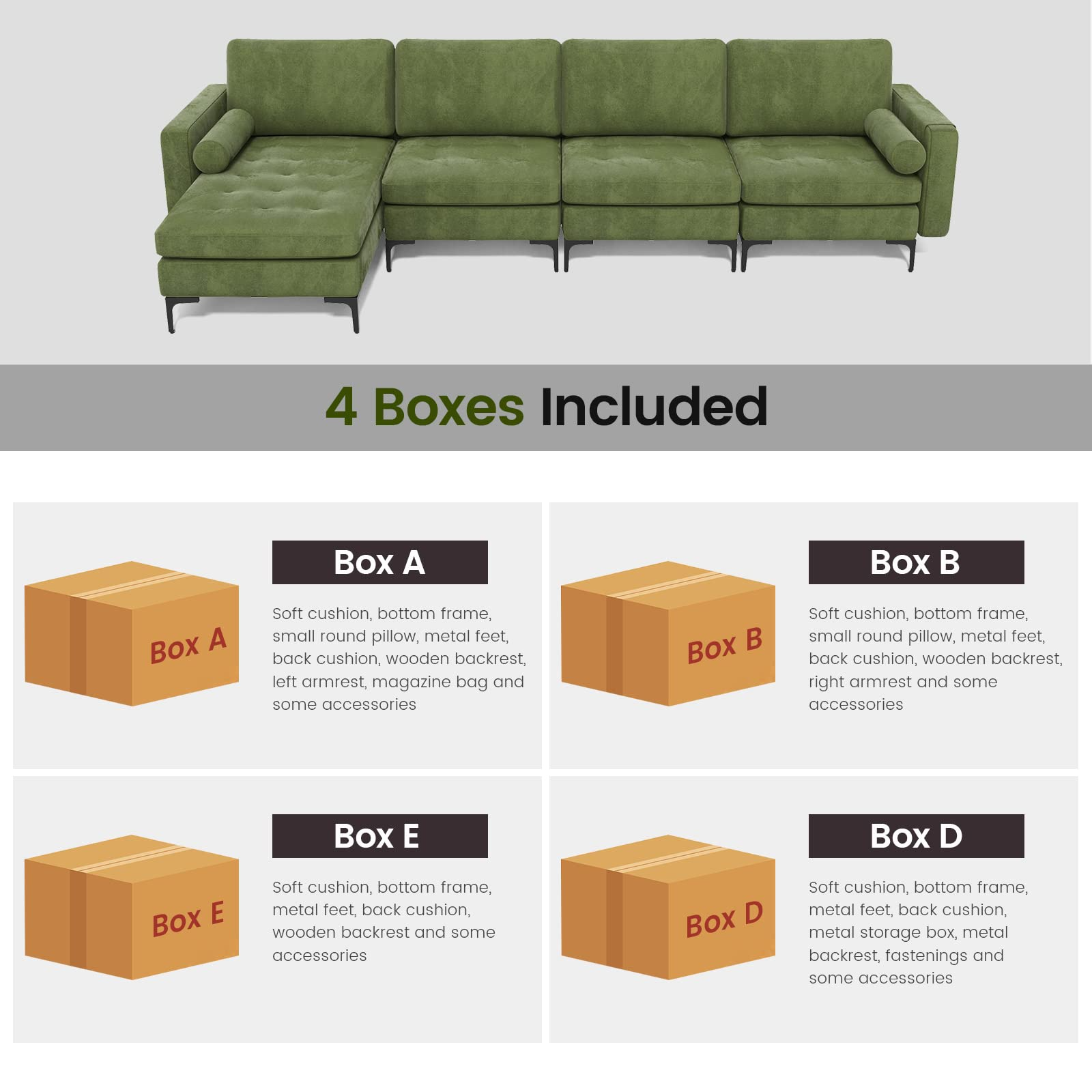 Heavy Duty Sleeper Sofa Couch for Living Room