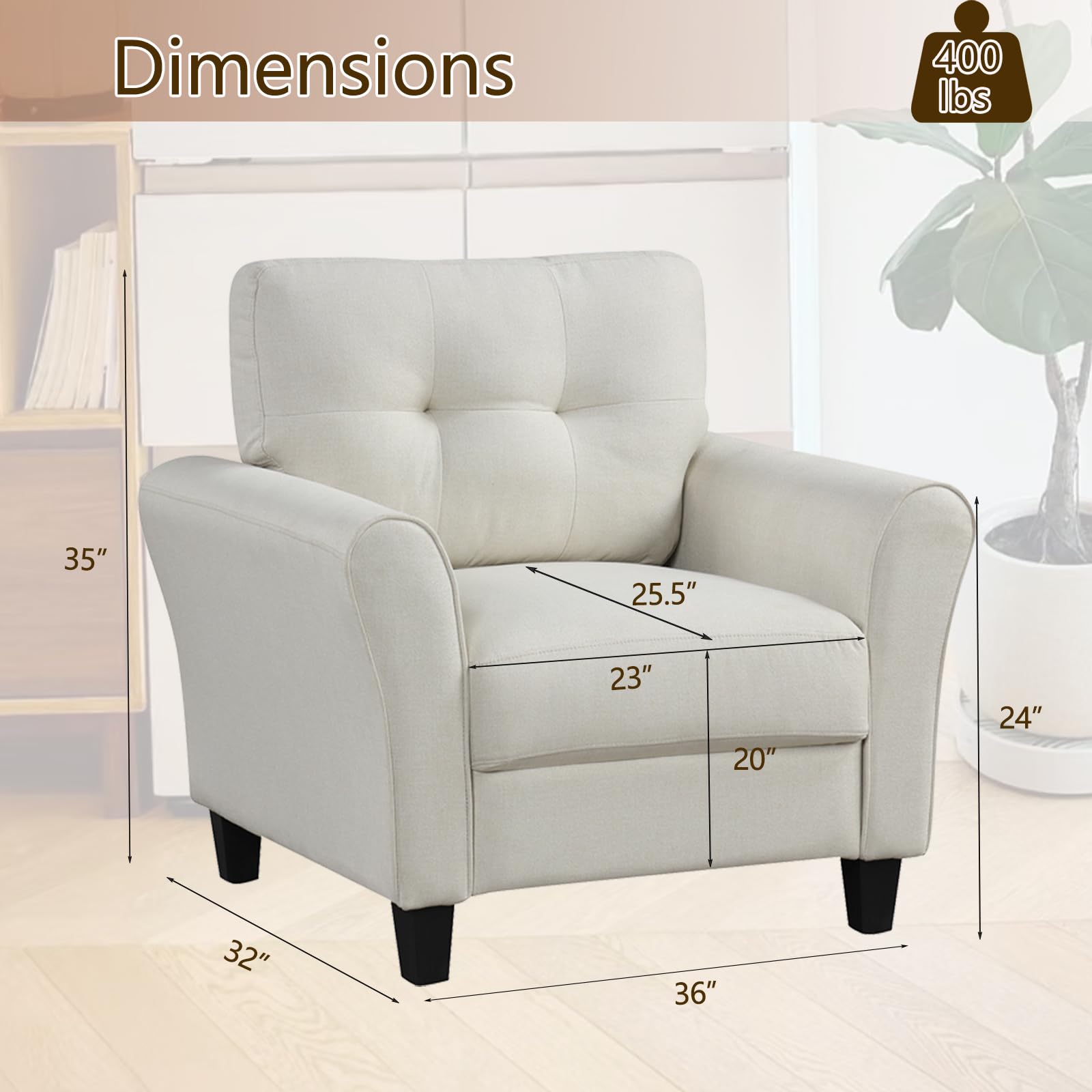 Upholstered Accent Chair