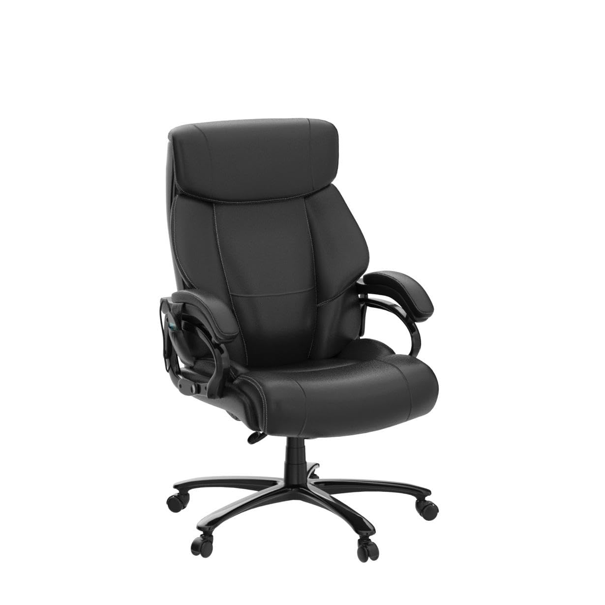 500 lbs Big and Tall Office Chair, Massage Executive Chair w/ 6 Vibrating Points