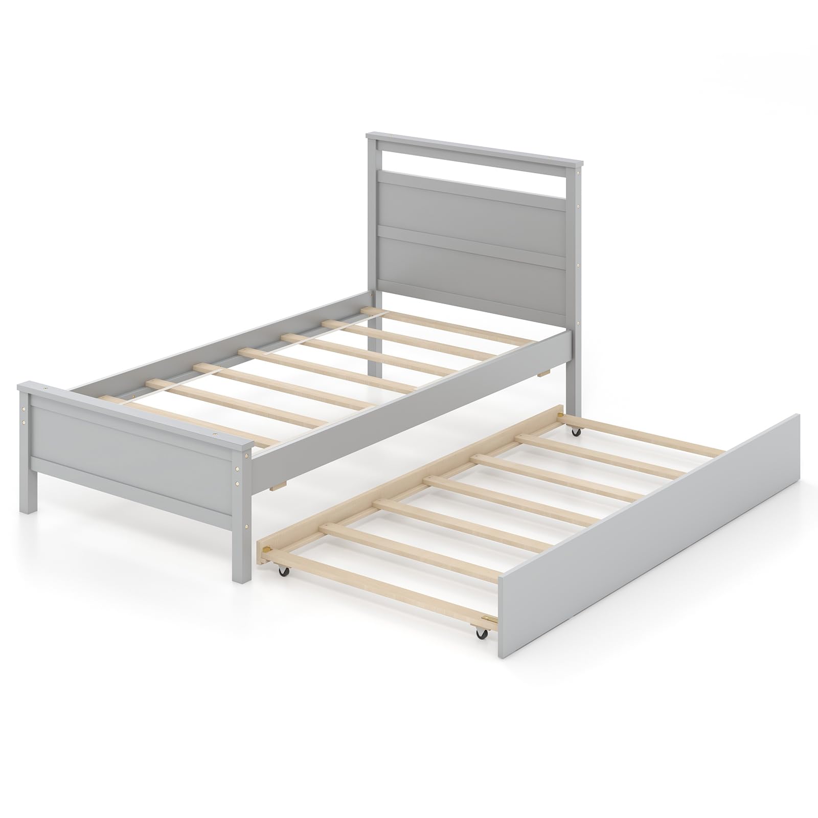 Twin Bed Frame with Trundle
