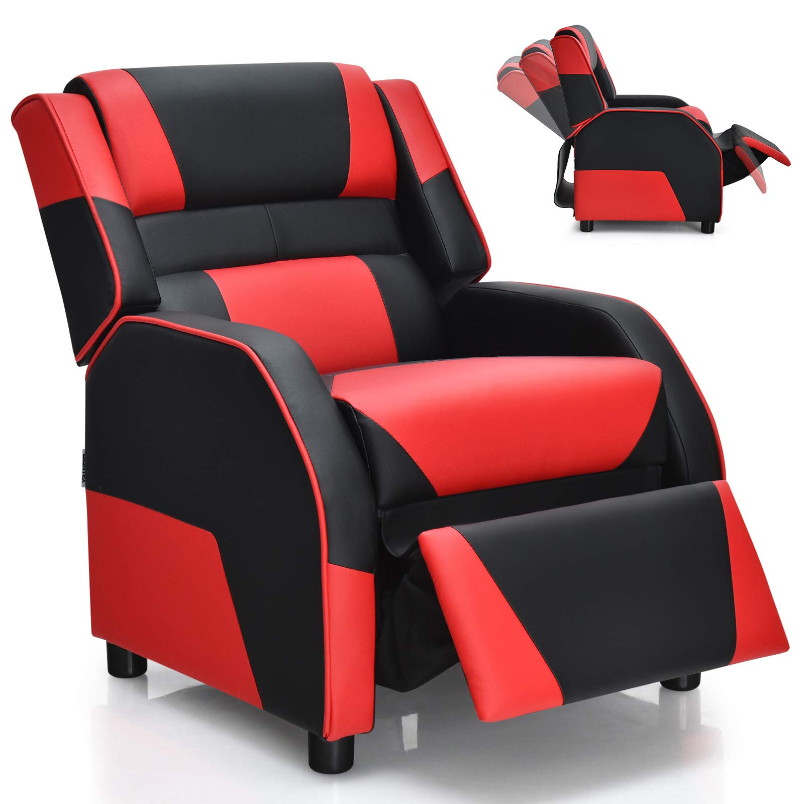 Adjustable Kids Gaming Recliner Chair with Footrest, Headrest & Lumbar Support