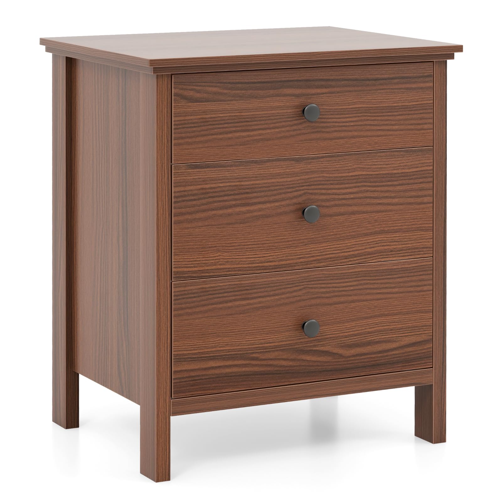 3 Drawers Nightstand Set of 1/2