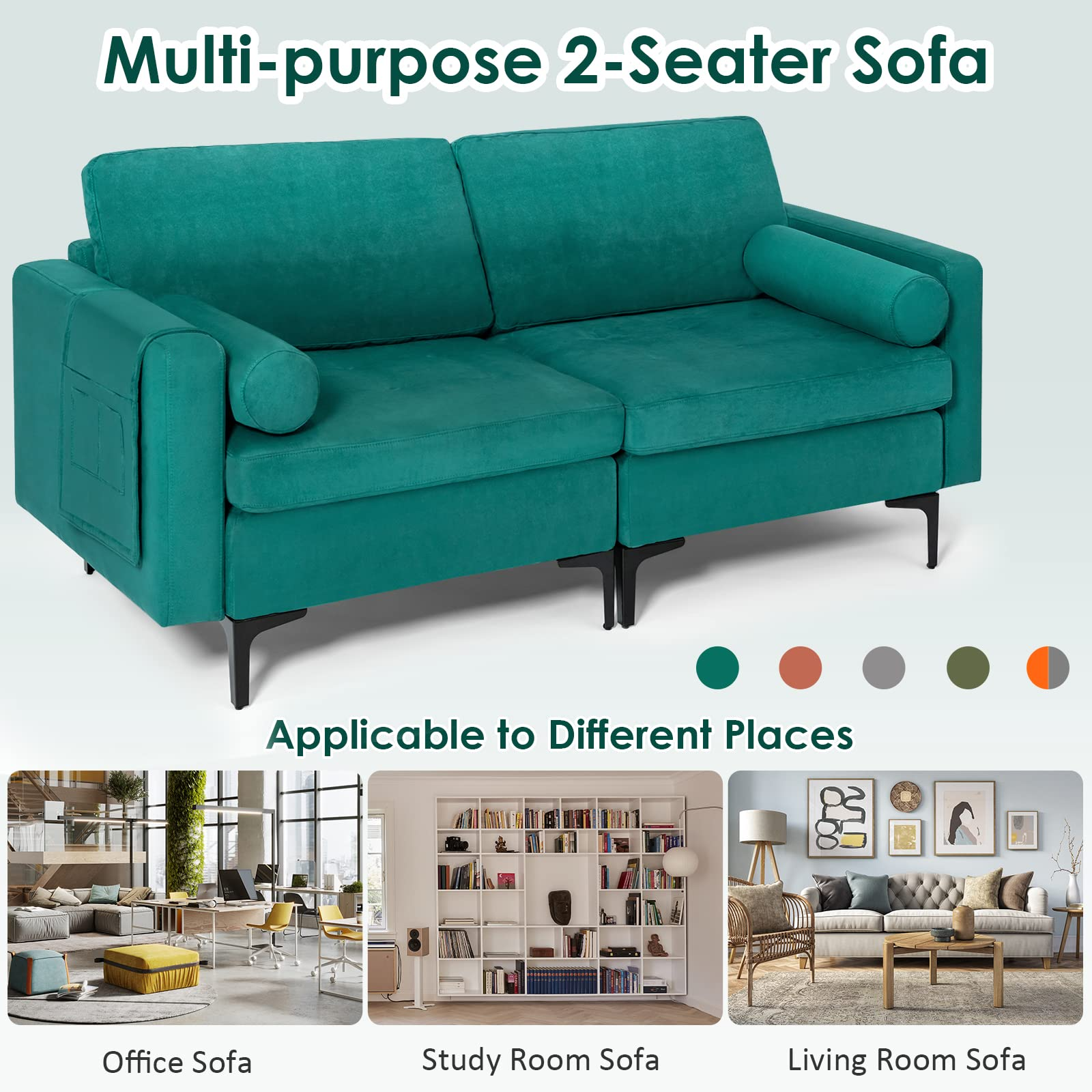 Heavy Duty Sleeper Sofa Couch for Living Room