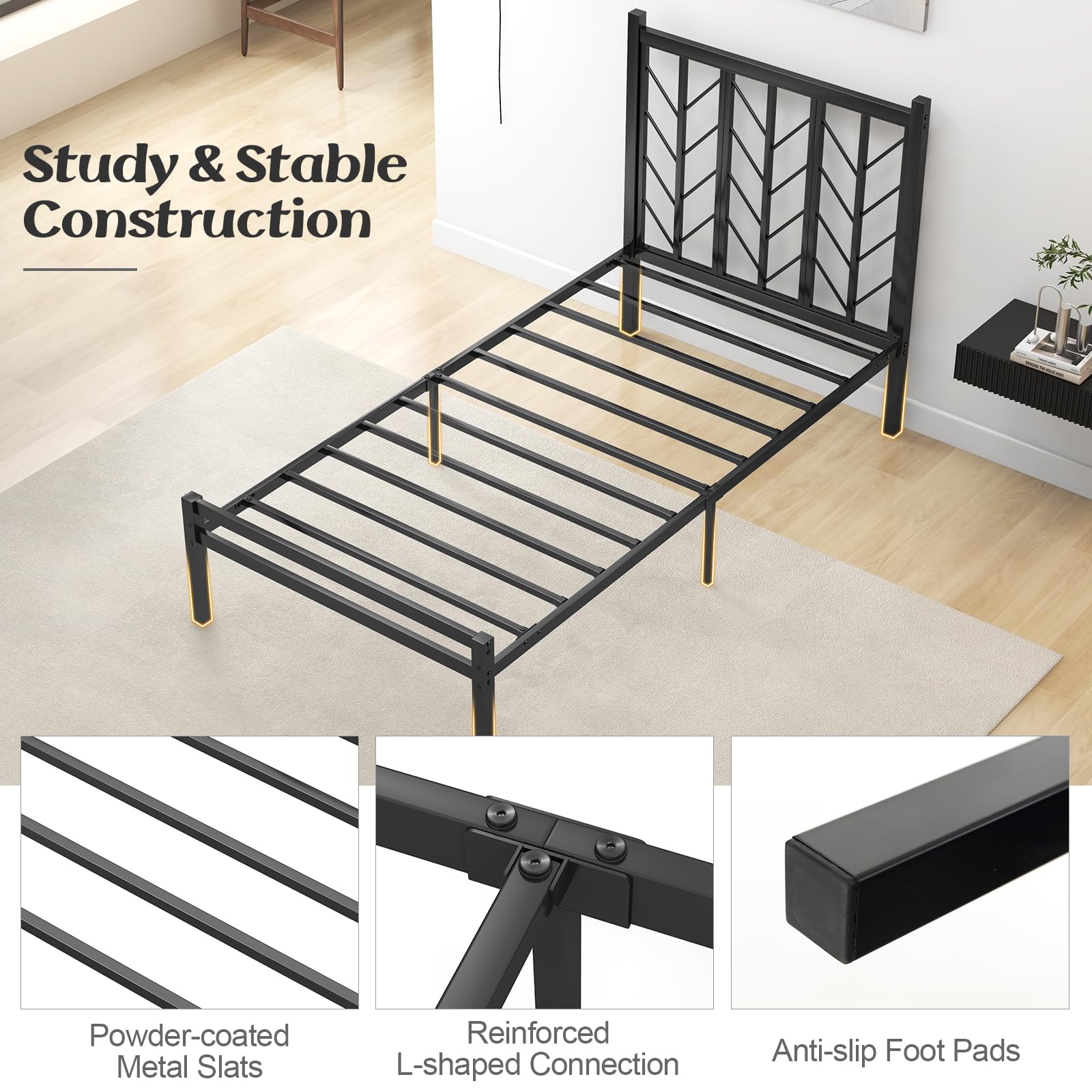 Metal Platform Bed Frame