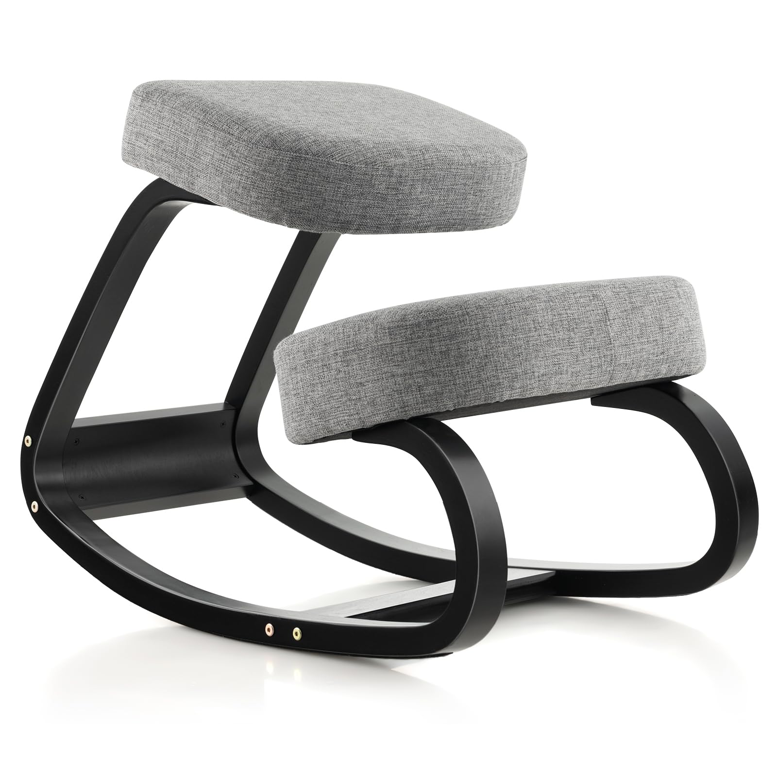 Kneeling Chair, Posture Chair, Max Load 330 Lbs, Rocking Knee Chair with Soft Cushion