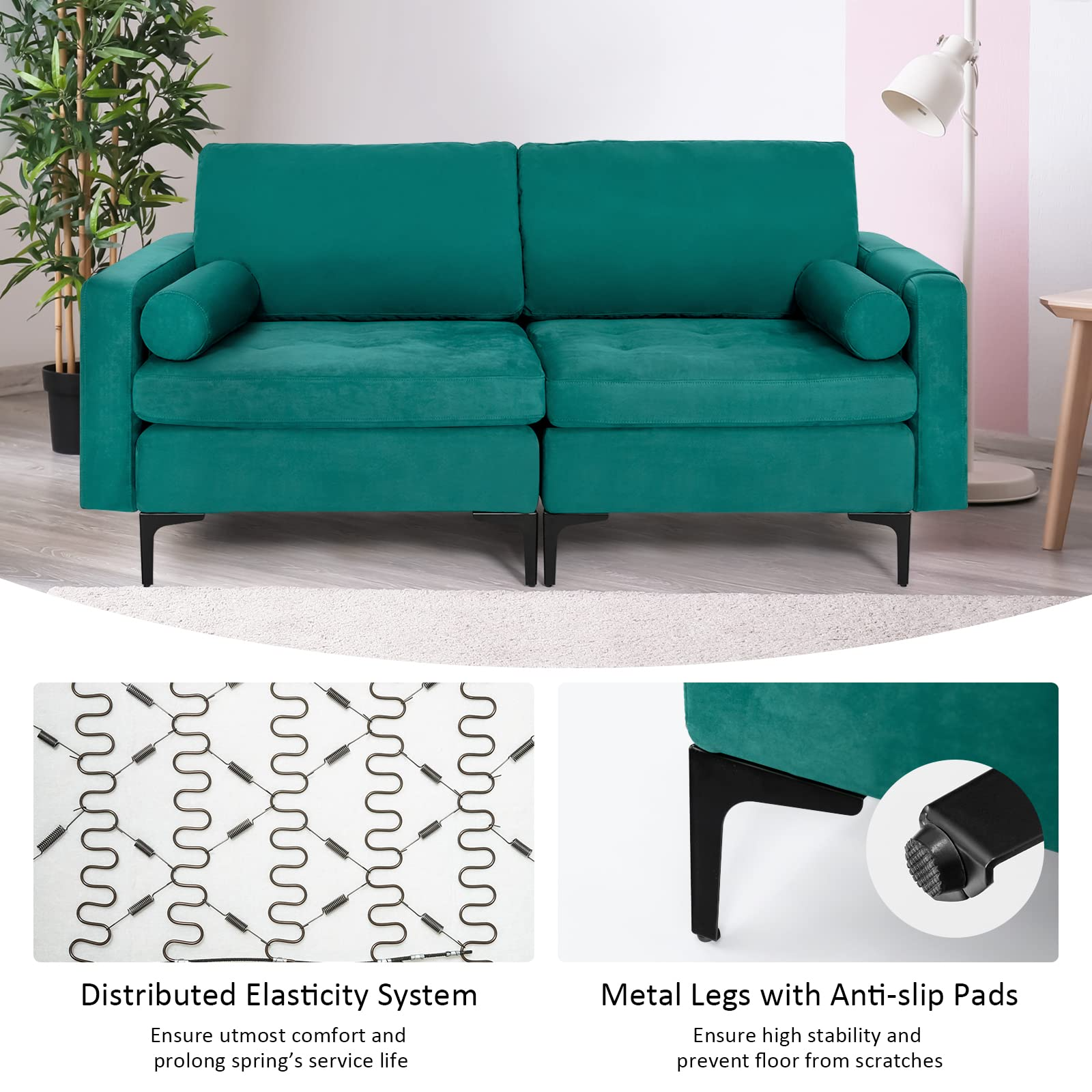 Heavy Duty Sleeper Sofa Couch for Living Room