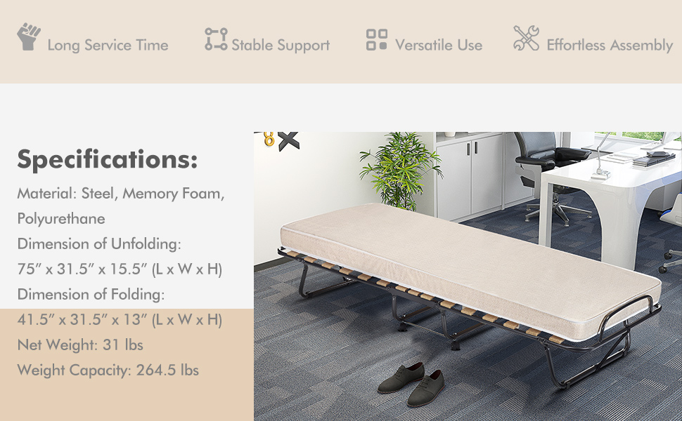 rollaway bed