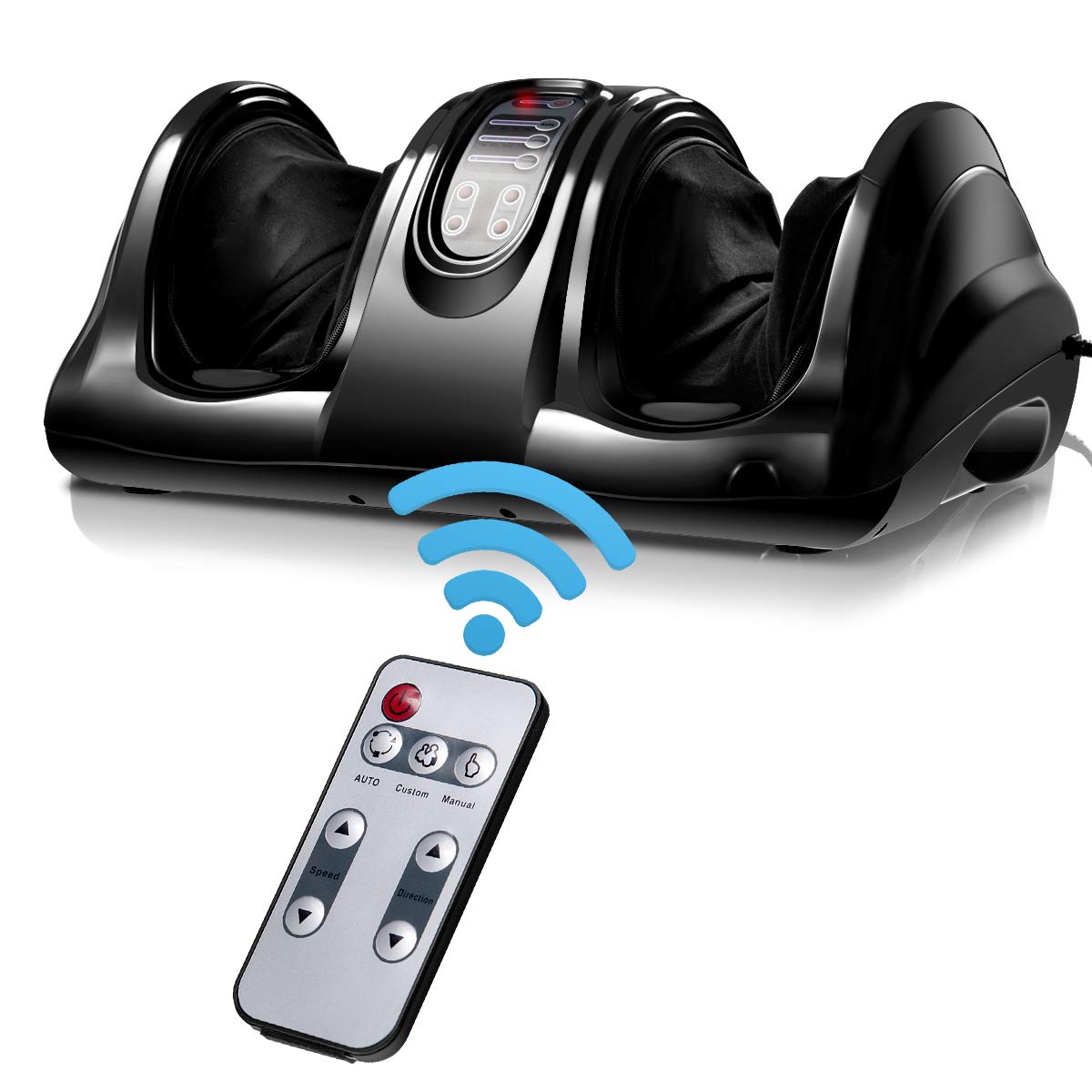 Electric Shiatsu Foot Massager with Remote and 4 Massage Modes