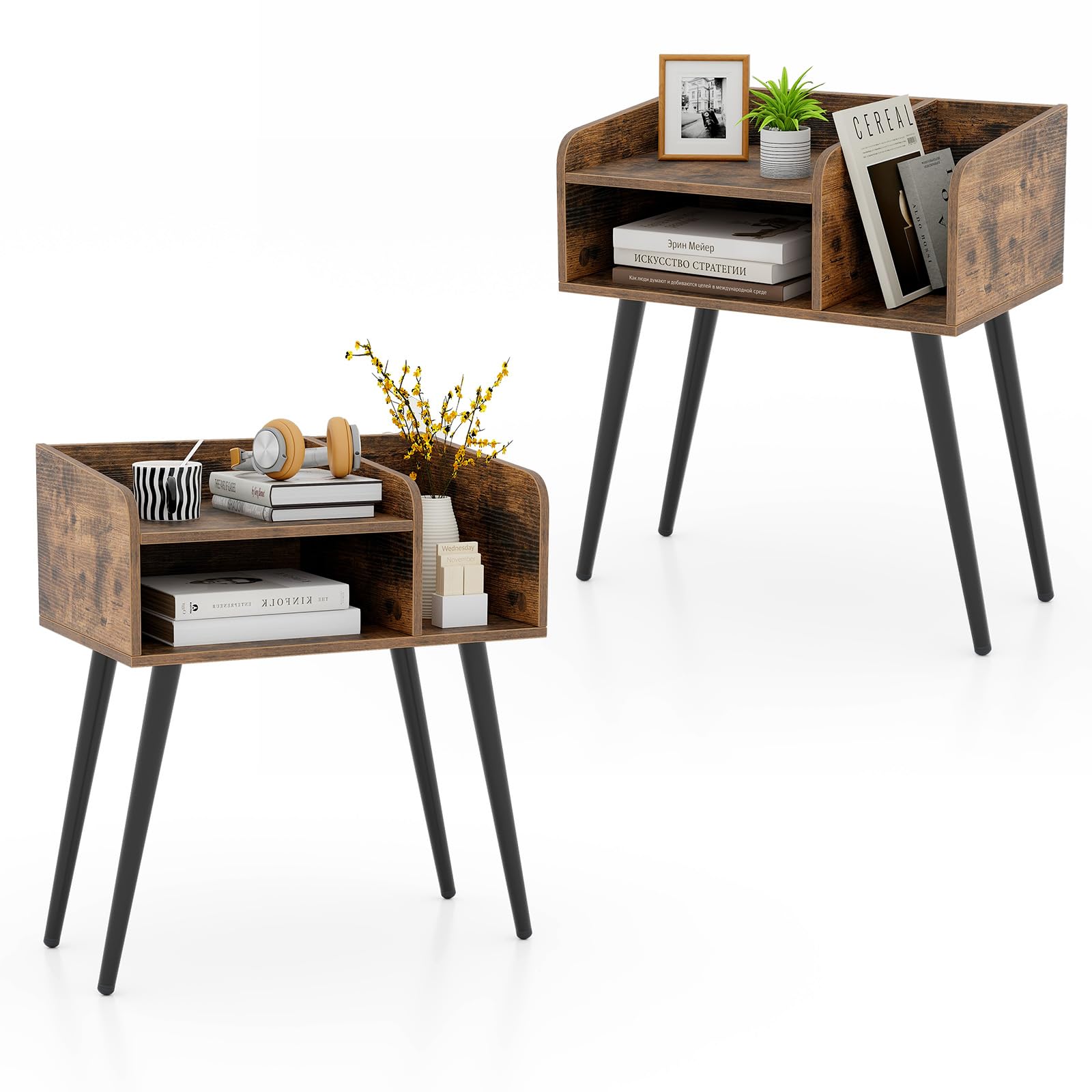 Nightstand with Open Shelves（1/2）