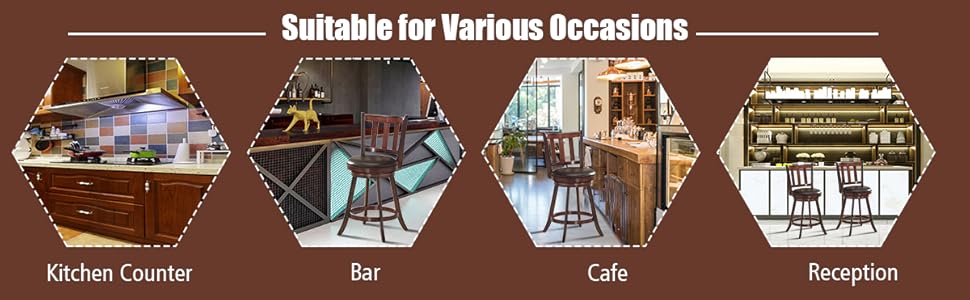 Bar Stools Set of 2