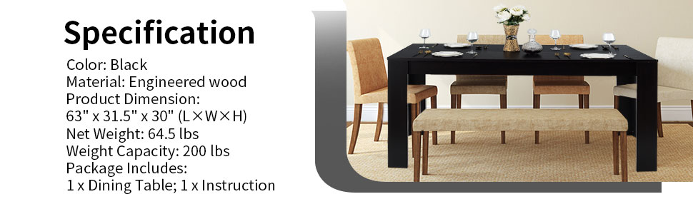 Counter Height Dining Table