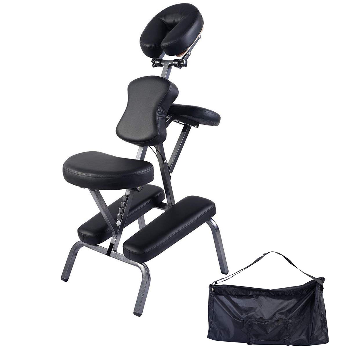 PU leather Portable Massage Chair with Carrying Bag