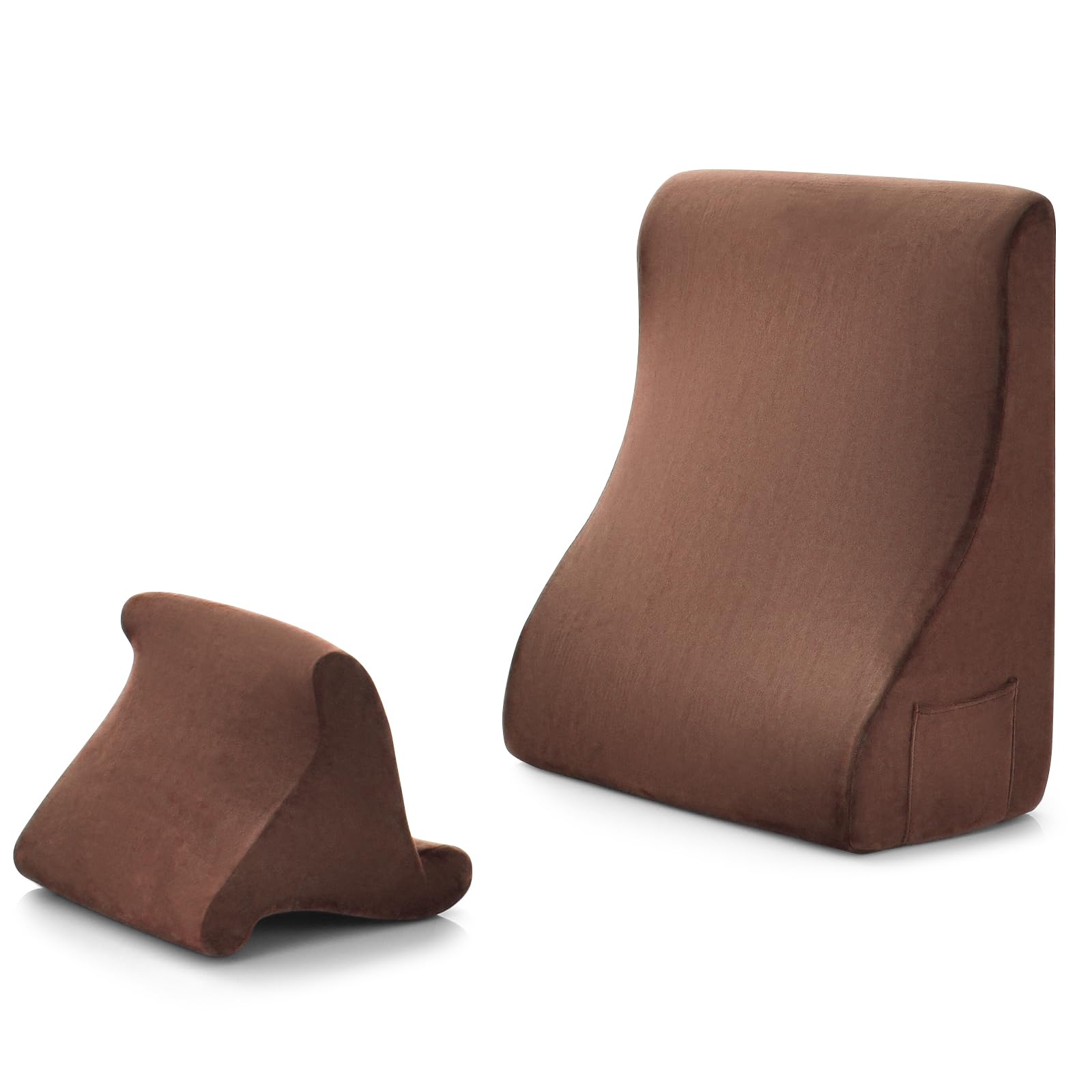 Soft Wedge Pillow for Neck Back Leg Support