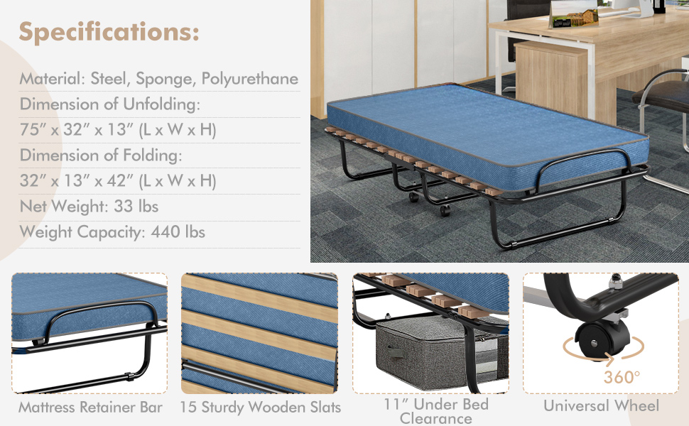 folding bed