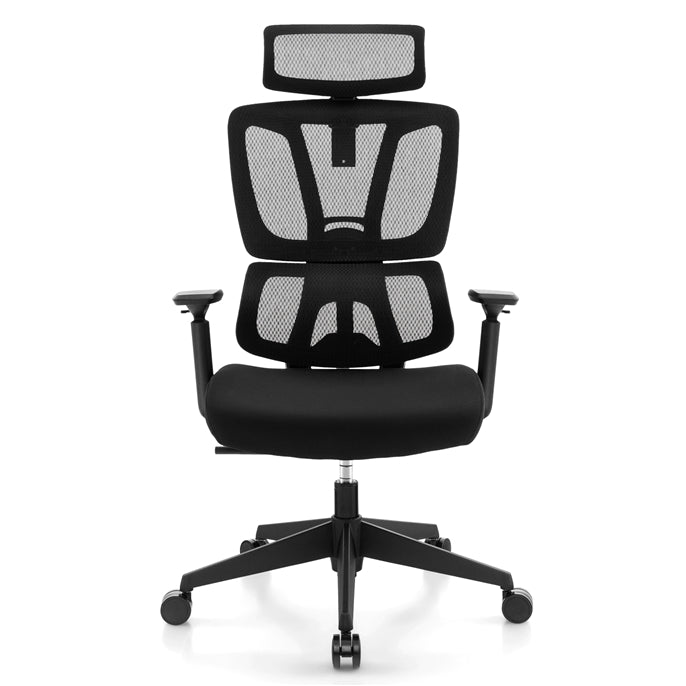 Ergonomic Office Chair - Mesh Desk Chair with Adjustable Lumbar Support, Headrest & Armrests