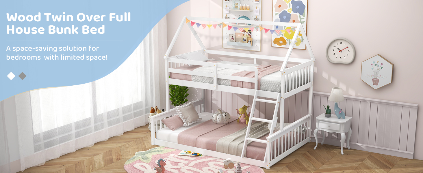 house bunk bed