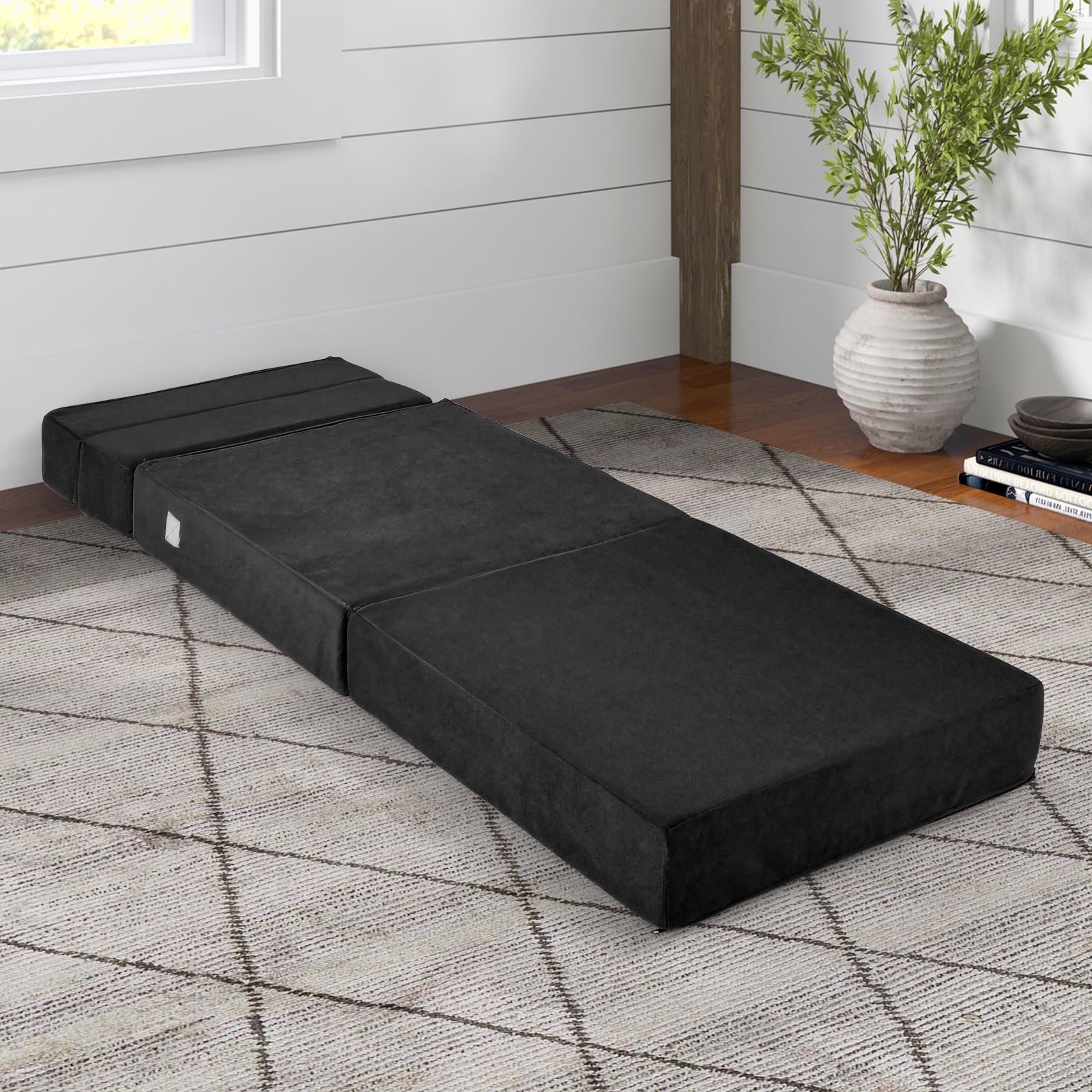 Folding Floor Sofa Bed, Convertible Sleeper Chair Bed
