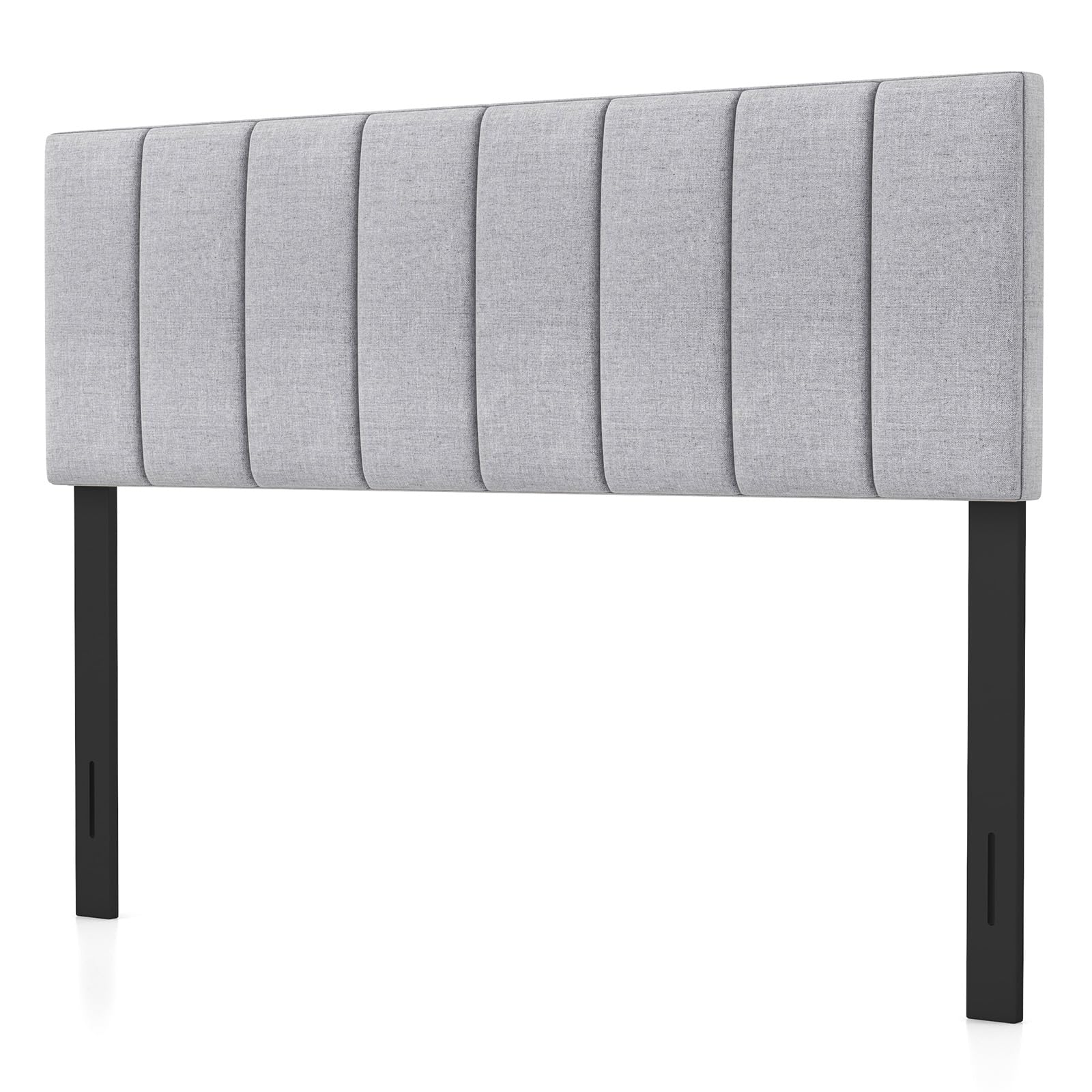 Linen Upholstered Headboard for Full & Queen Size Bed