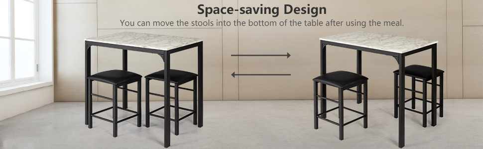 3 Piece Dining Set