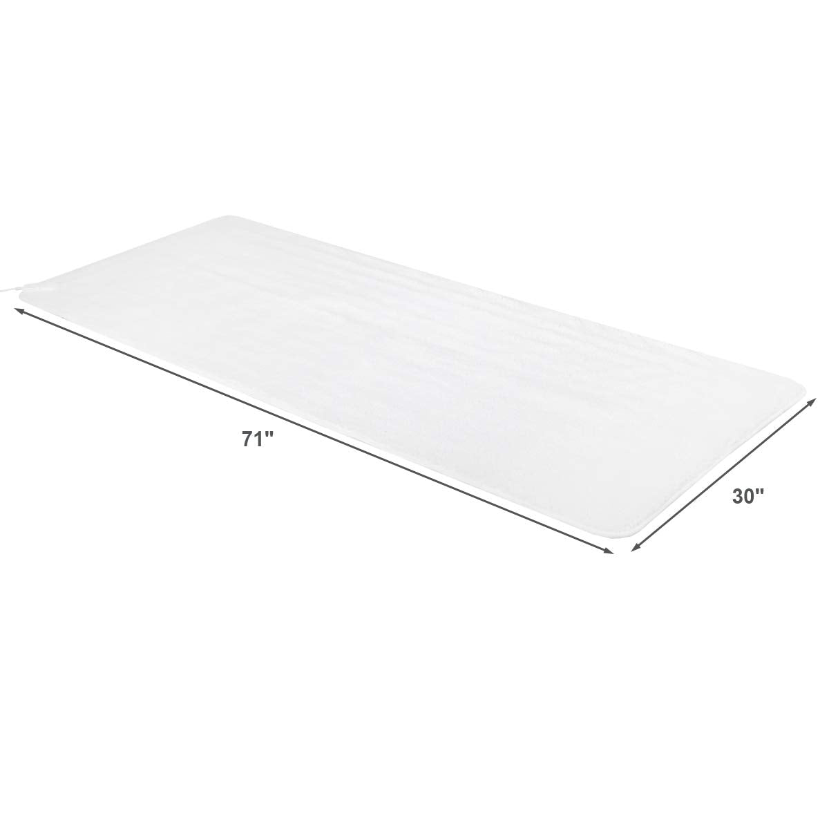 Massage Table Warmer, Heated Mattress Pad with 5 Heat Settings, 12 Ft Cord and Overheat Protection