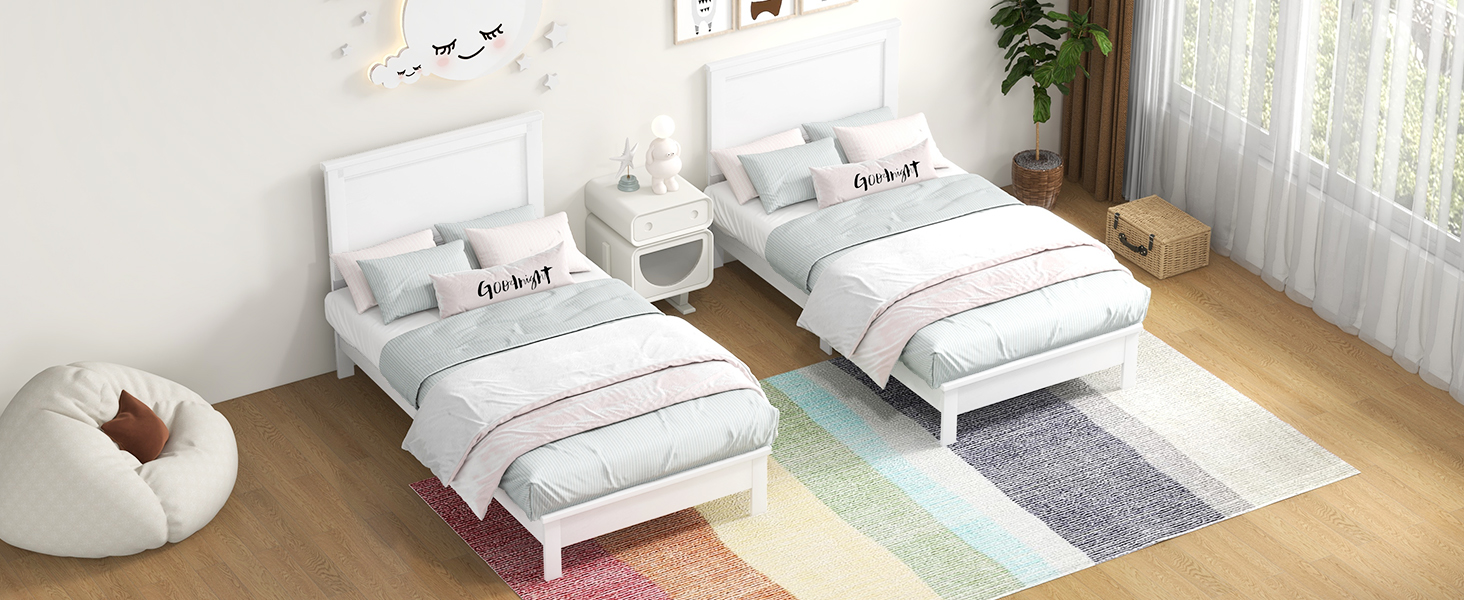 twin bed frames for kids