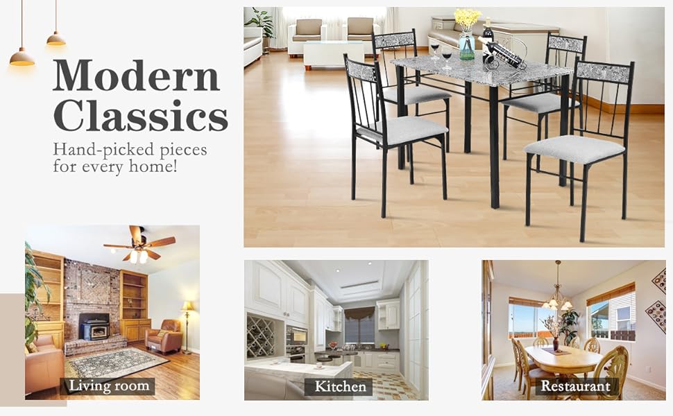 Modern Dinner Table Set