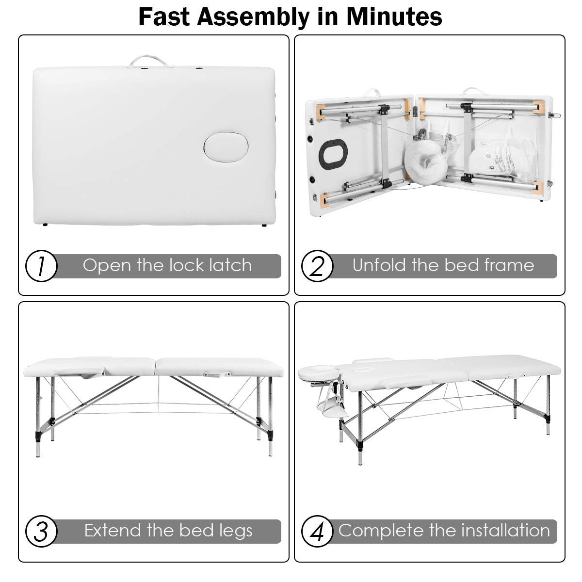84" Massage Table with Carry Case