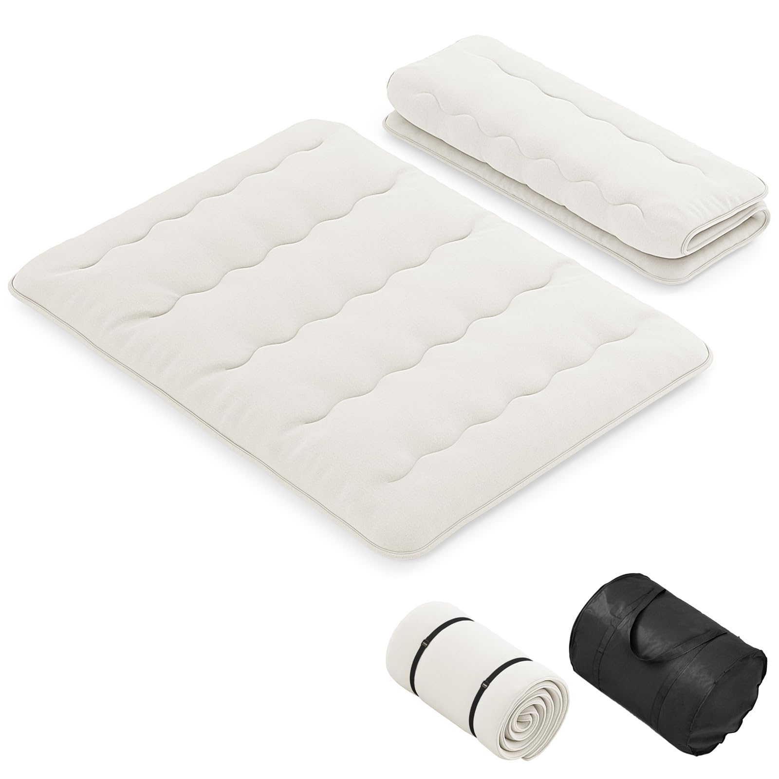 Japanese Floor Mattress 4 Inch Roll up Futon Mattress