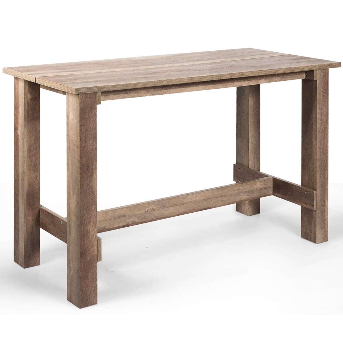 Counter Height Dining Table for 4-6, Large Rectangular Kitchen Table