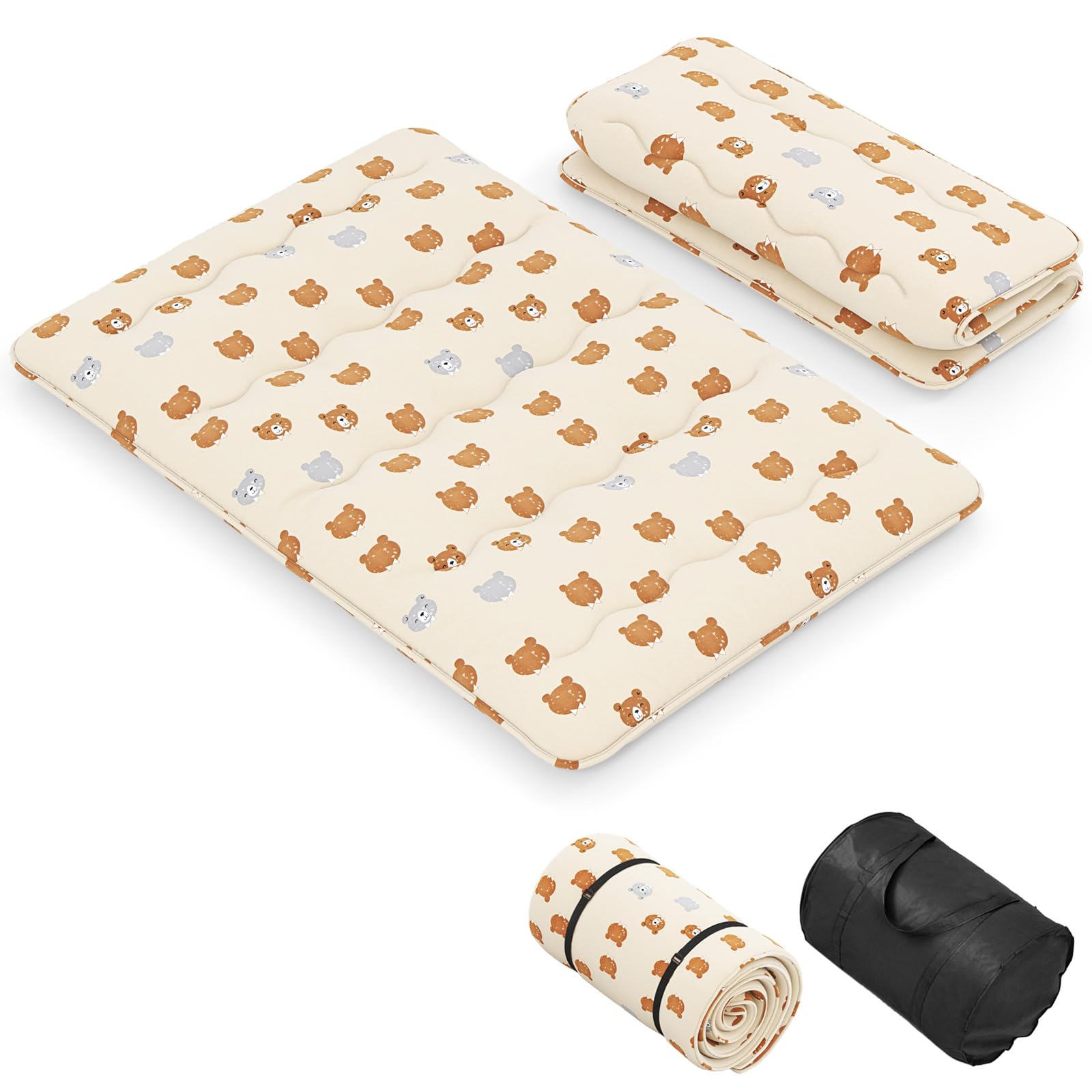 Japanese Floor Mattress 4 Inch Roll up Futon Mattress