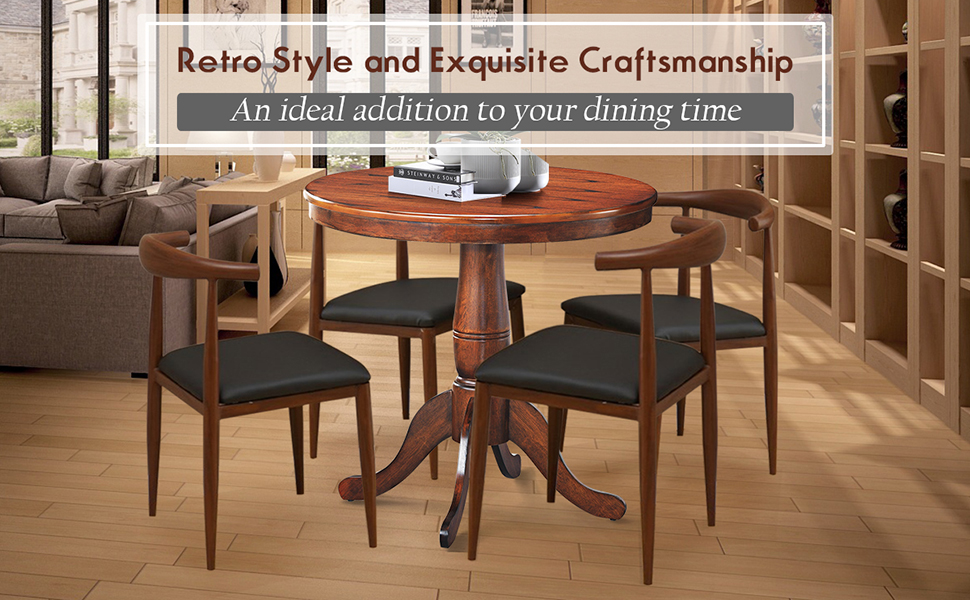 Pedestal Side Table