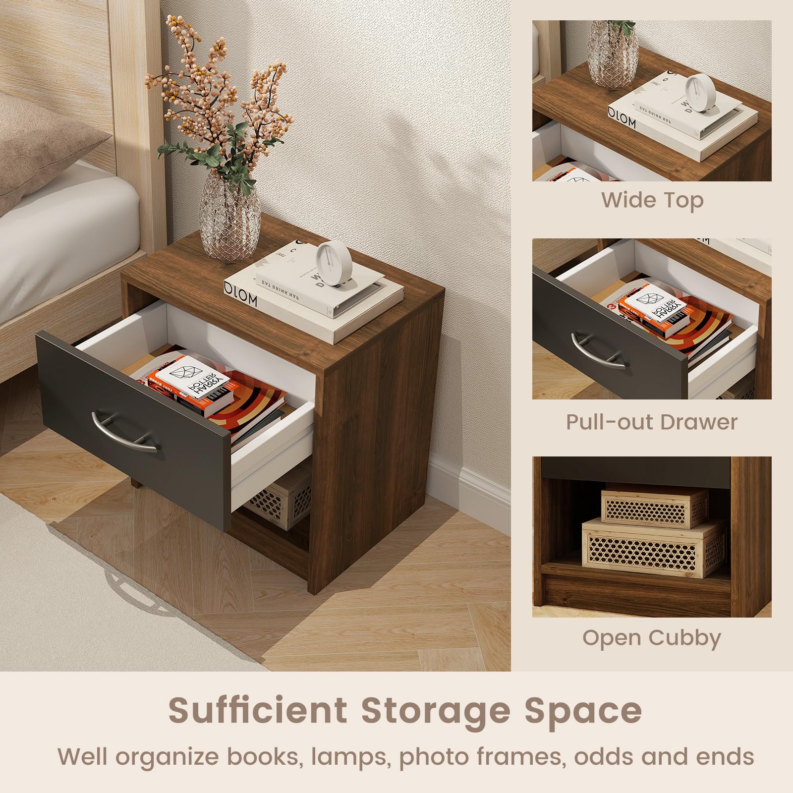 Nightstand with Drawer（1/2）