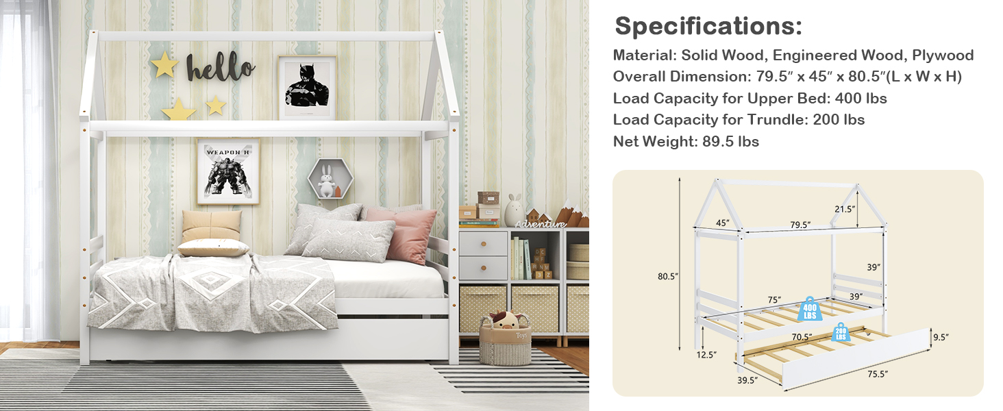 twin size bed