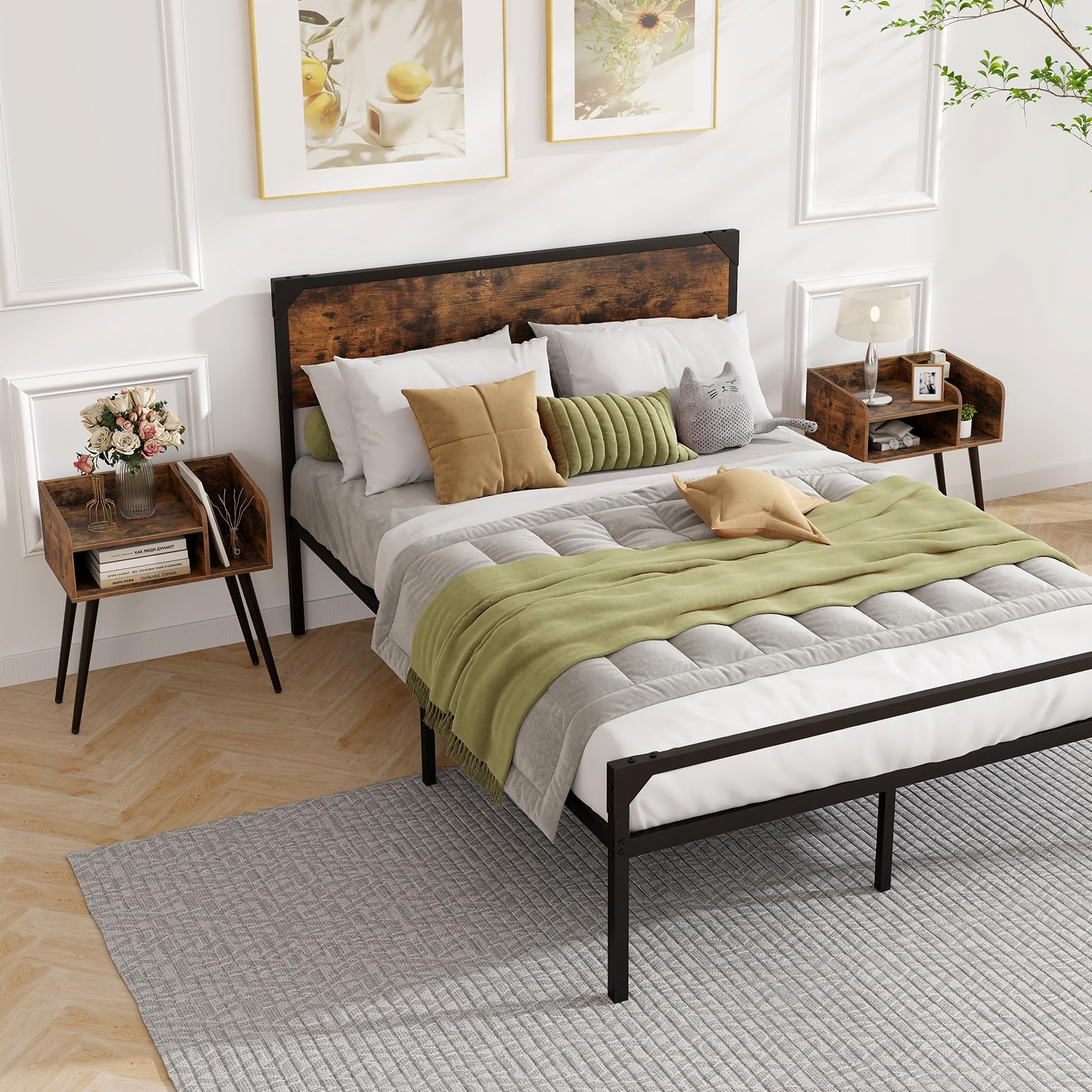 Nightstand with Open Shelves（1/2）