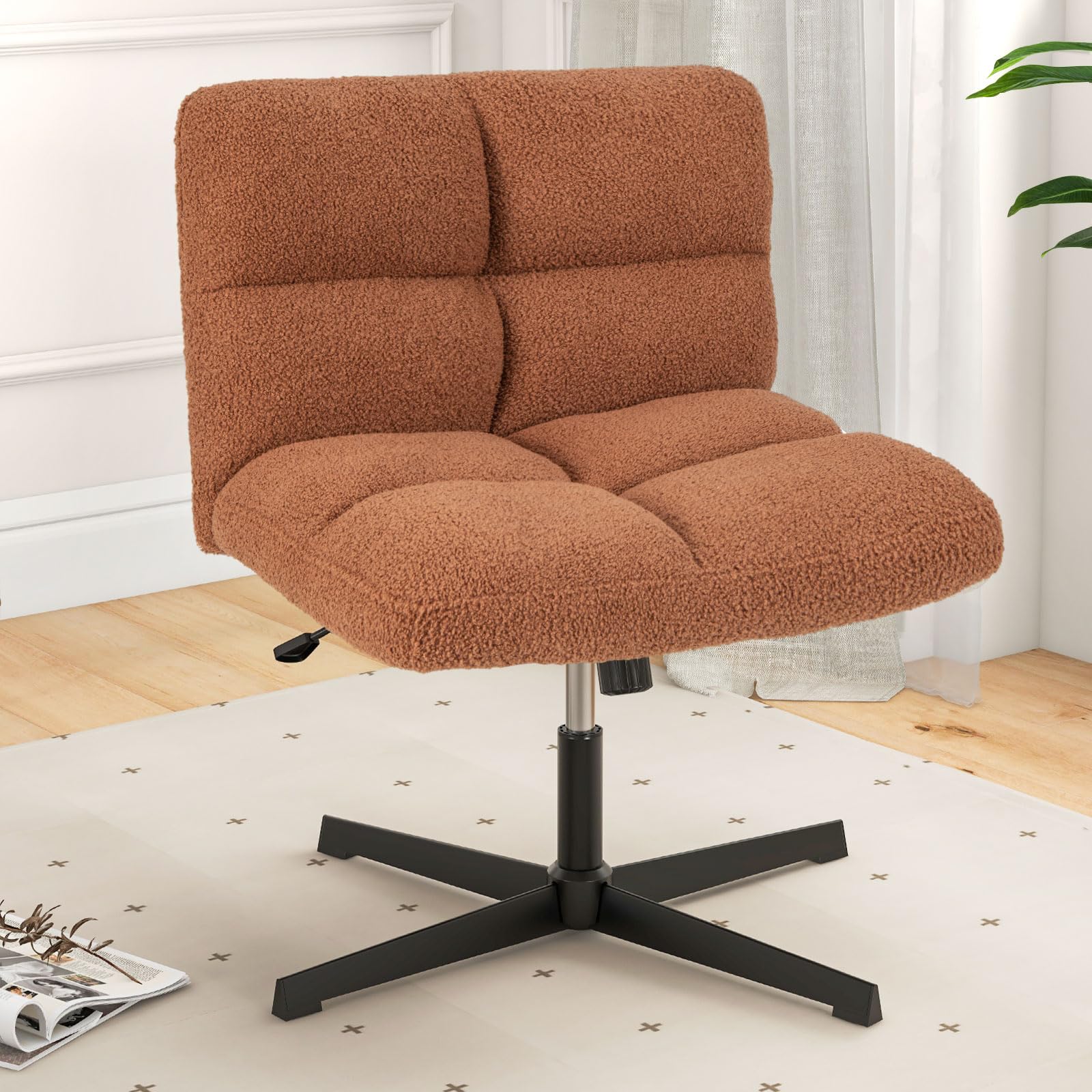 Criss Cross Chair, Height Adjustable Computer Swivel Office Chair