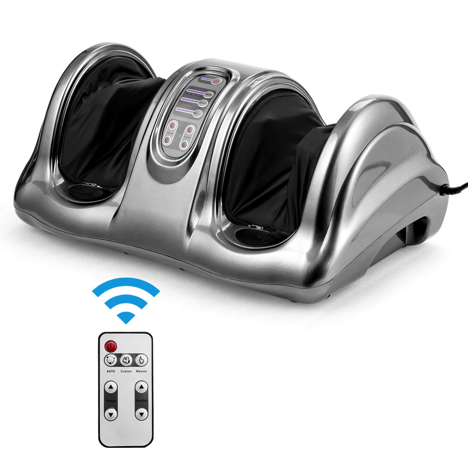 Electric Shiatsu Foot Massager with Remote and 4 Massage Modes