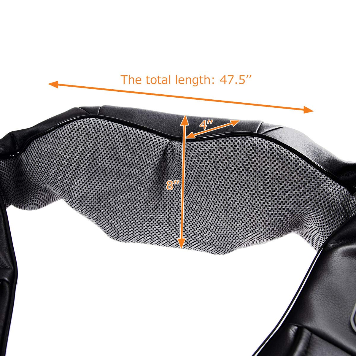 Shiatsu Neck Back Massager with Heat, Electric 3D Kneading Massage Pillow for Neck