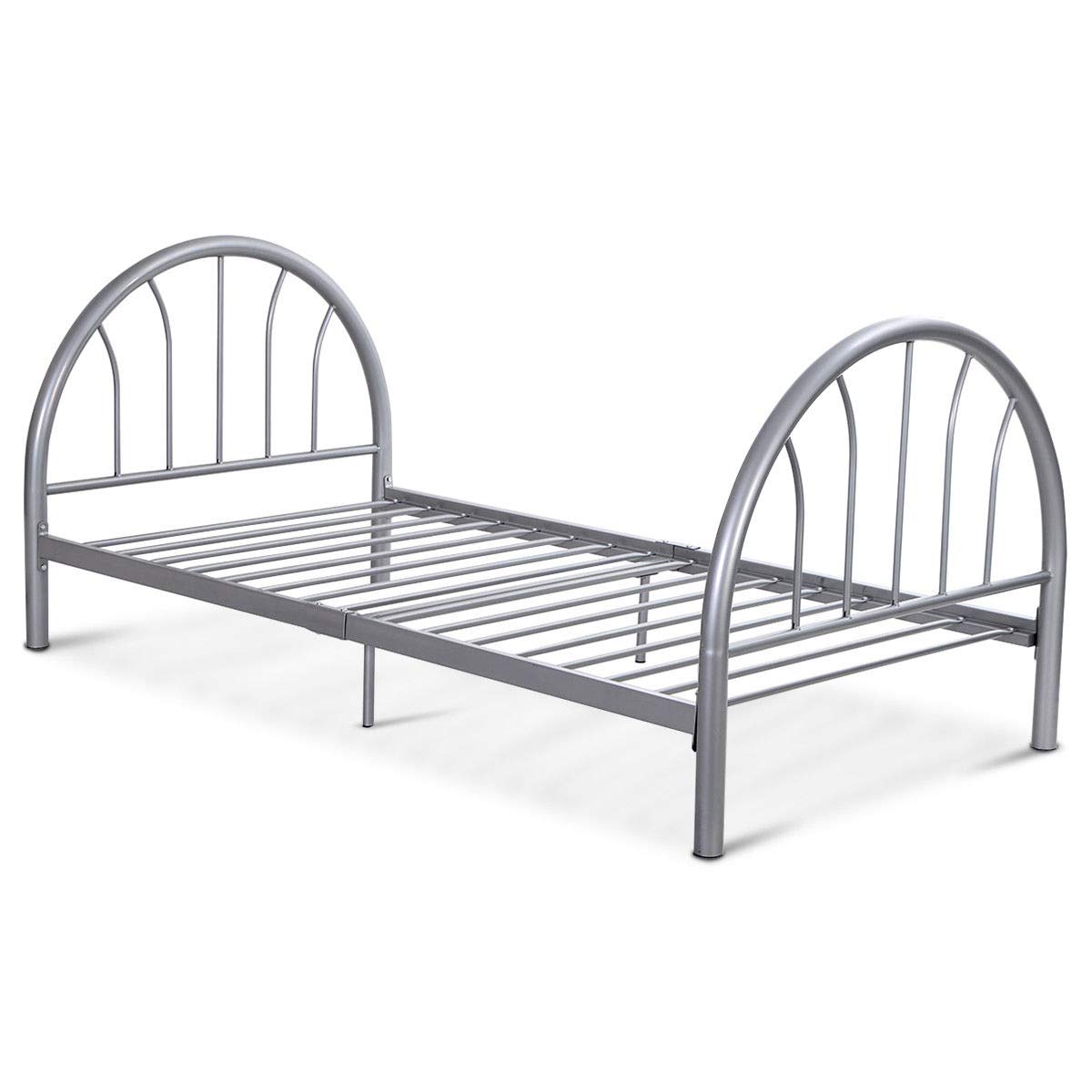 83"x42"x35" Twin Size Metal Bed Platform Bed Frame