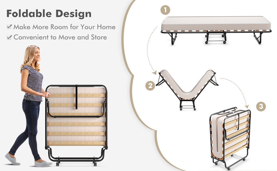 folding guest bed