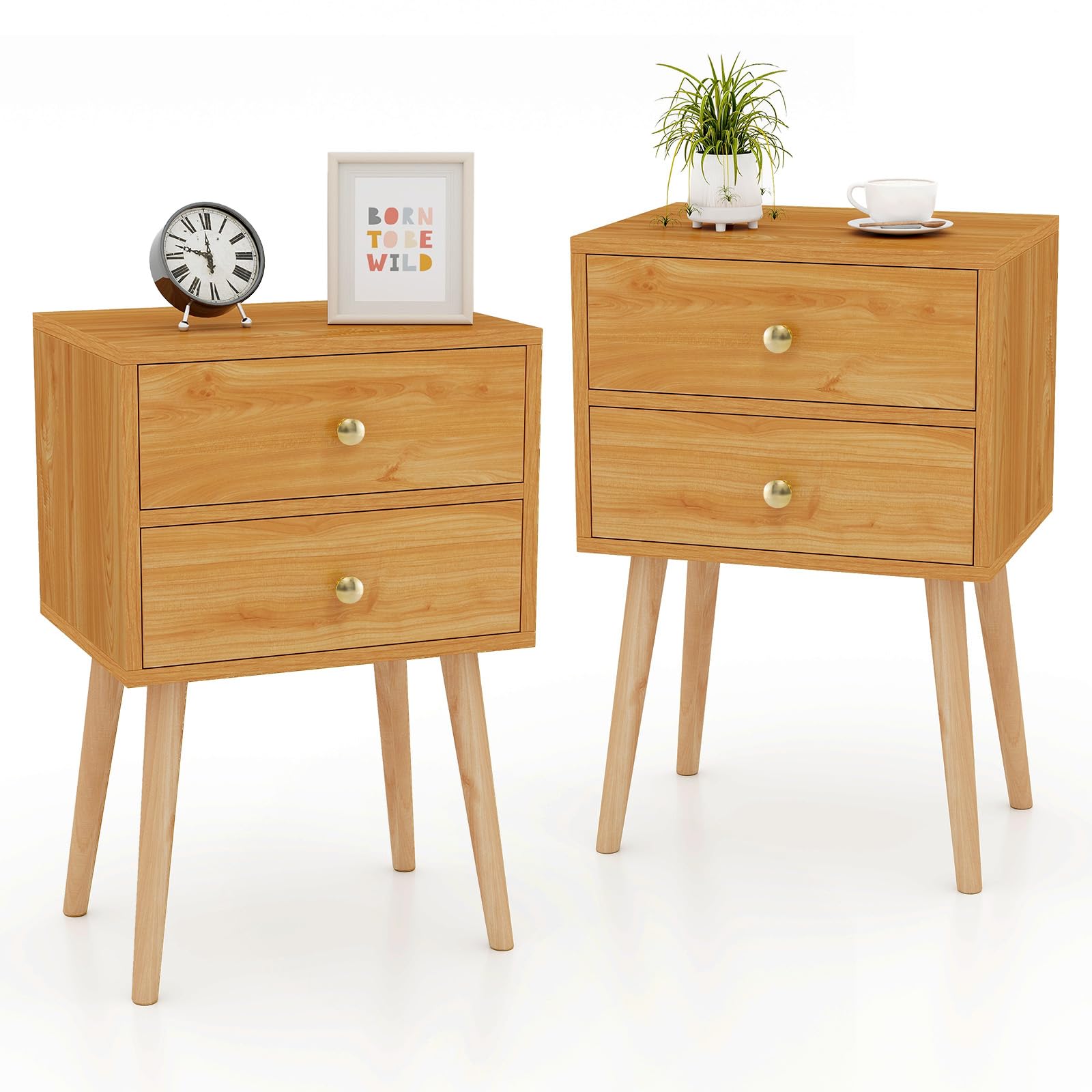 Nightstand with 2 Drawers（1/2）