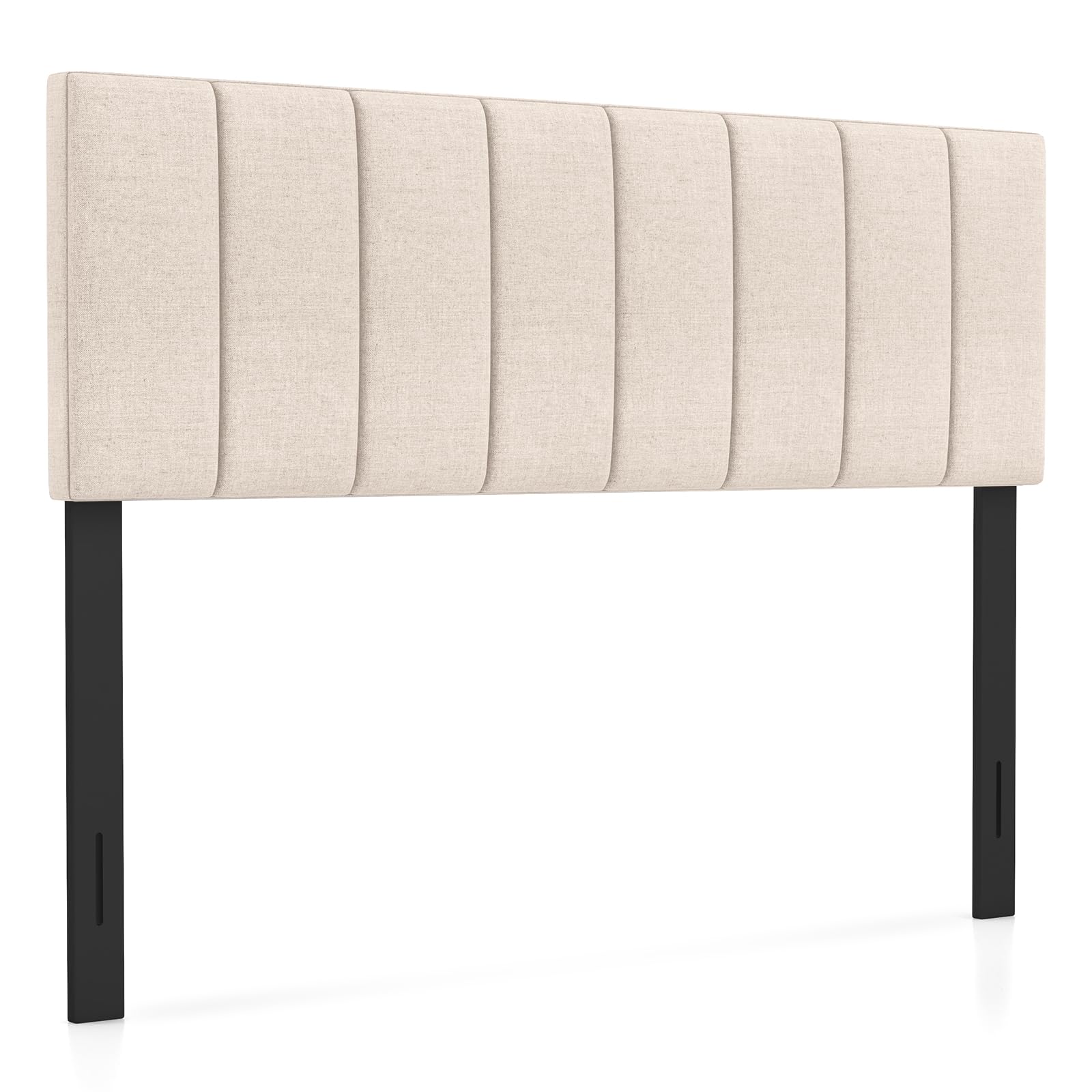 Linen Upholstered Headboard for Full & Queen Size Bed