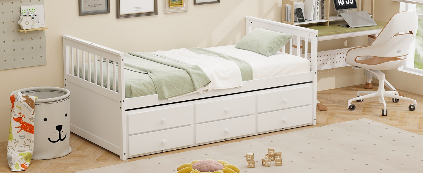 Twin Captain’s Bed