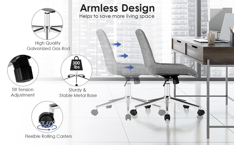 Armless Leisure Chair