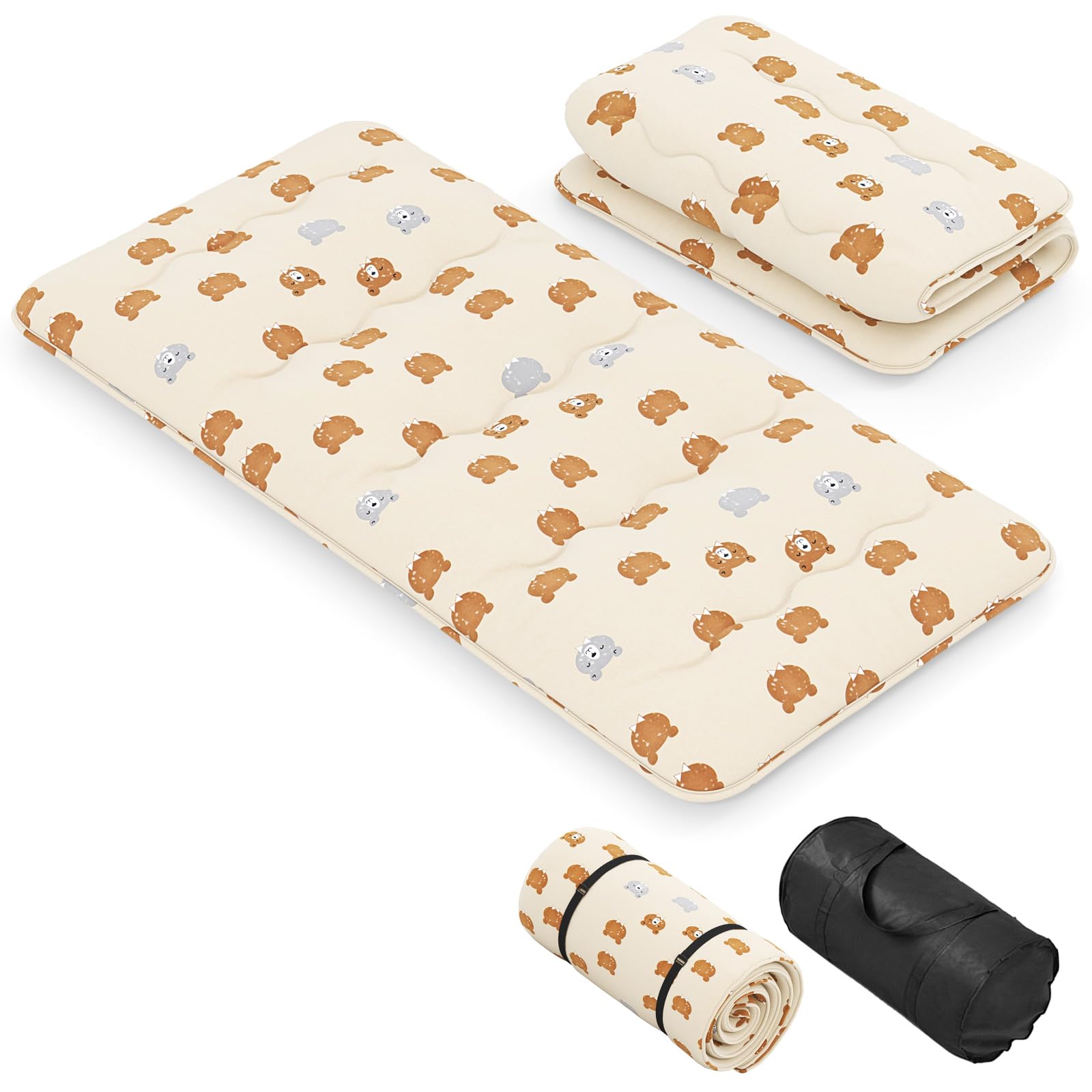 Japanese Floor Mattress 4 Inch Roll up Futon Mattress