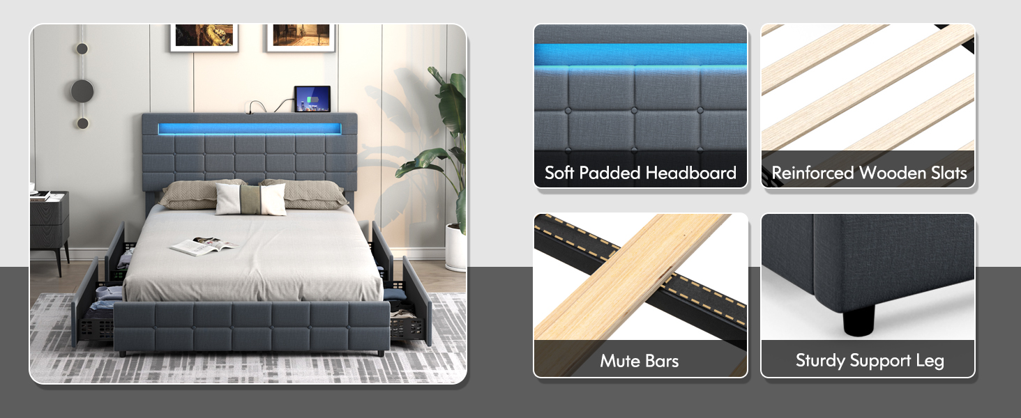 queen bed frame