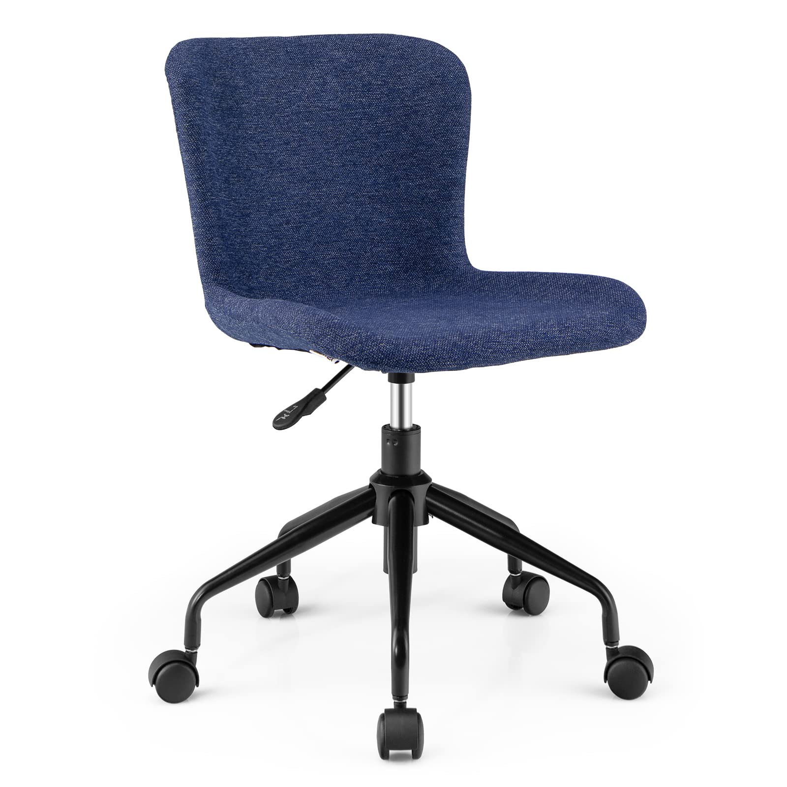 Home Office Chair with Wheels, Mid-Back Swivel Computer Chair