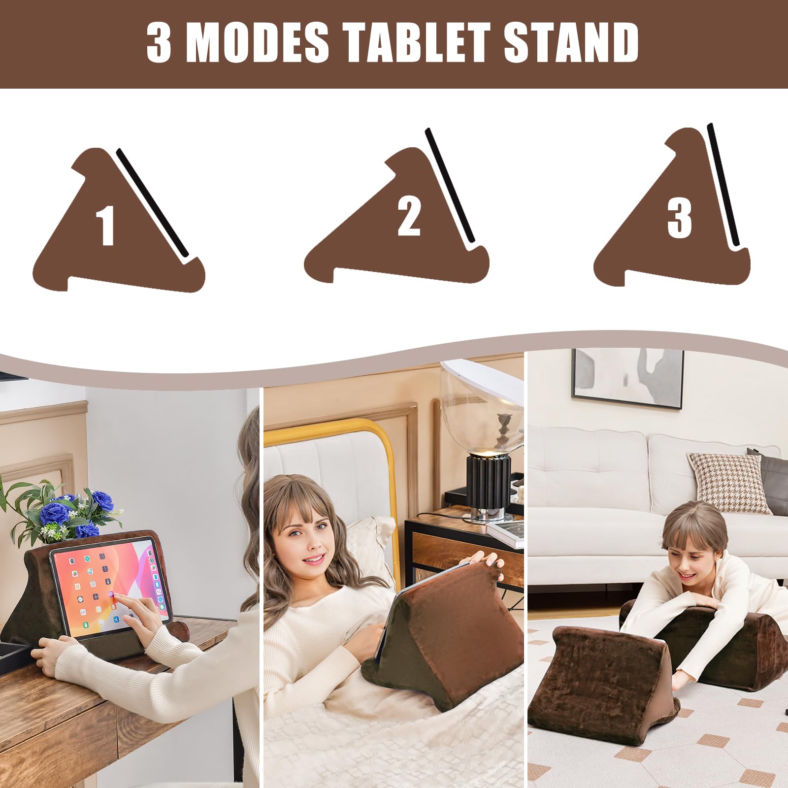 Soft Wedge Pillow for Neck Back Leg Support