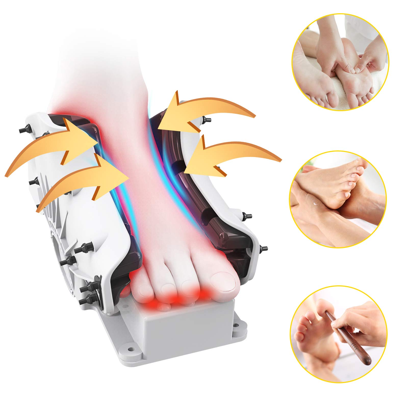 Electric Shiatsu Foot Massager with Remote and 4 Massage Modes